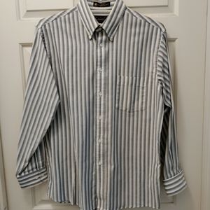 Arrow striped long sleeve button down shirt